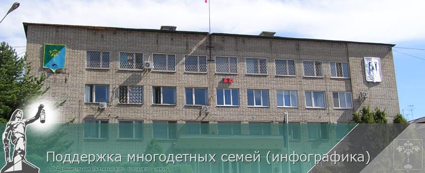 Поддержка многодетных семей (инфографика) | Администрация муниципального округа город Партизанск Приморского края Официальный сайт